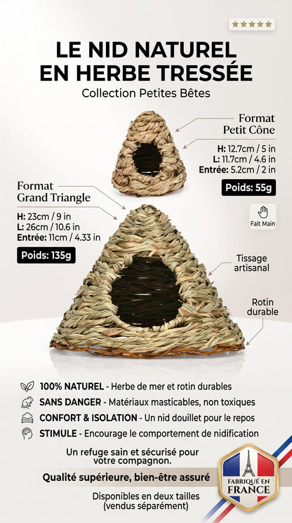 Un refuge naturel et douillet pour votre petit rongeur