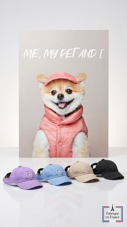 Casquette Baseball Chien Chat – Protection Solaire Style Coréen