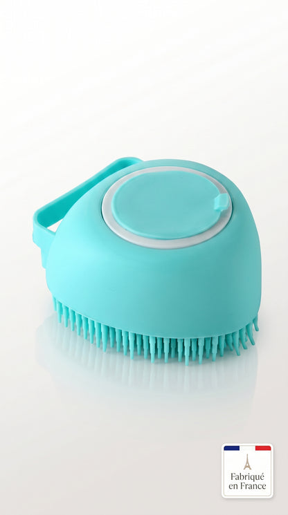 Gant de Bain Silicone Chien Chat – Brosse Massage Toilettage