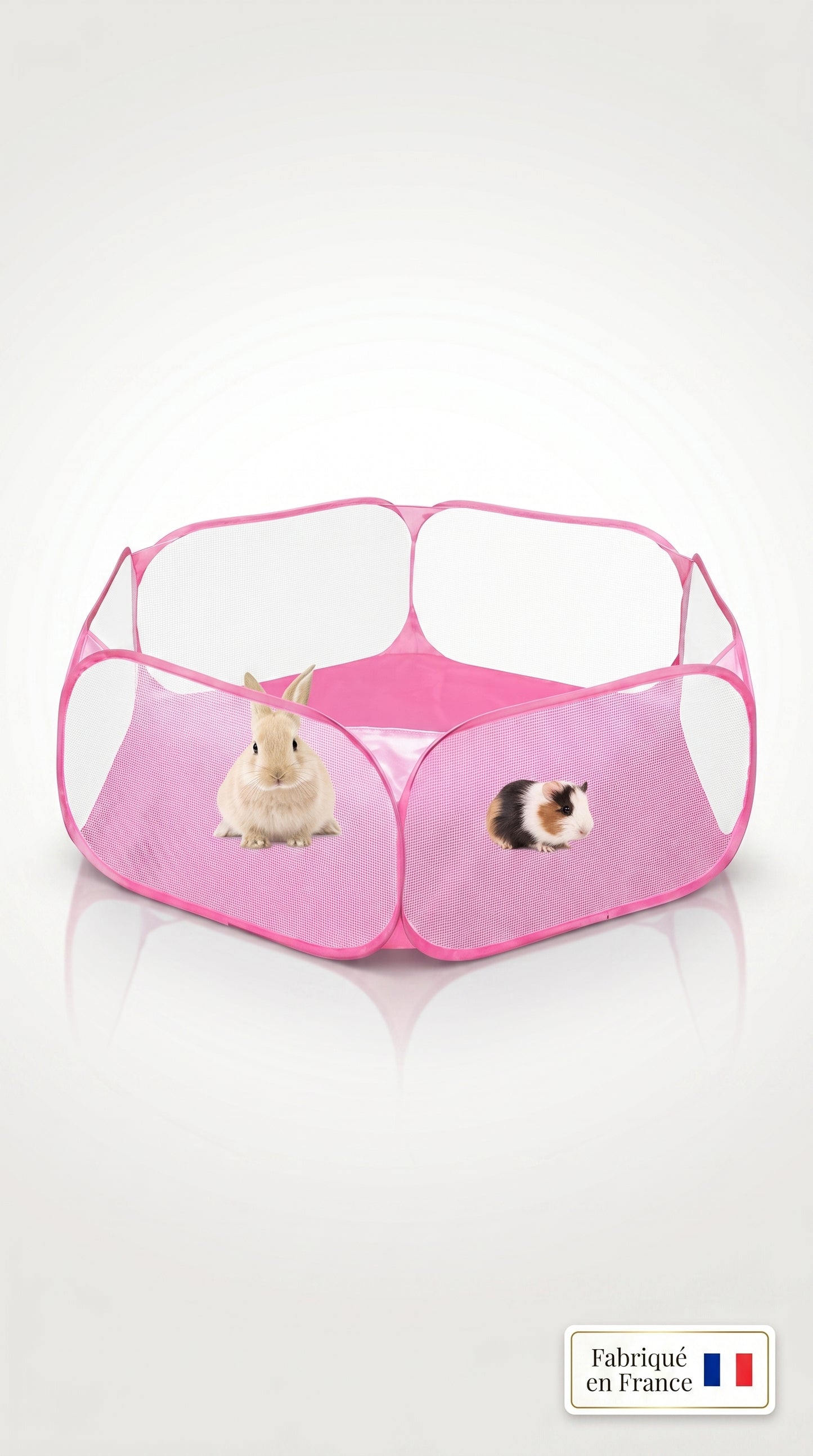 Parc Portable Pop-Up pour Petits Animaux — Hamster, Lapin, Cochon d'Inde