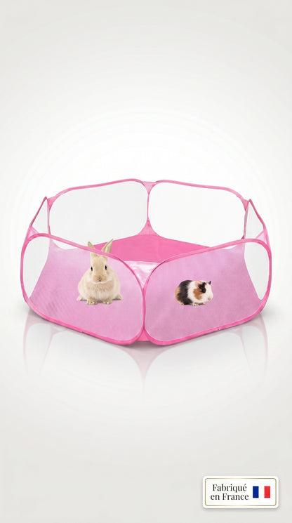 Parc Portable Pop-Up pour Petits Animaux — Hamster, Lapin, Cochon d'Inde