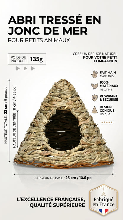 Un refuge naturel et douillet pour votre petit rongeur