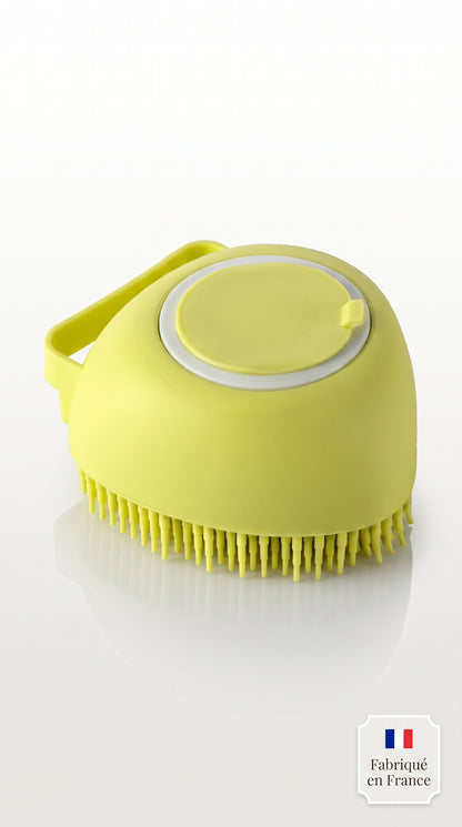Gant de Bain Silicone Chien Chat – Brosse Massage Toilettage
