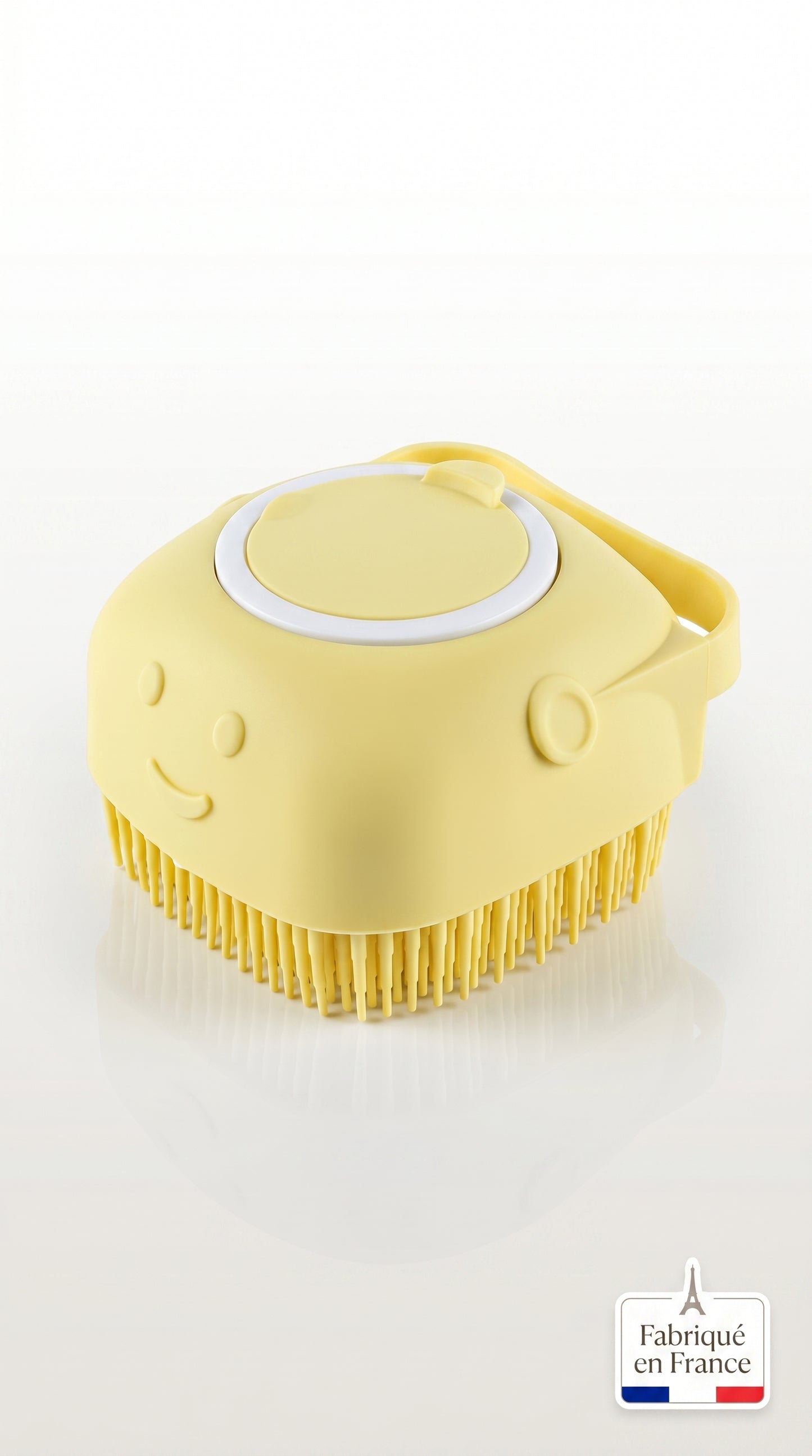 Gant de Bain Silicone Chien Chat – Brosse Massage Toilettage