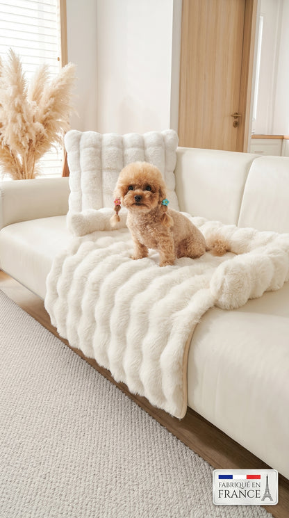 Tapis en Fausse Fourrure pour Animaux – Confort Luxueux au Quotidien
