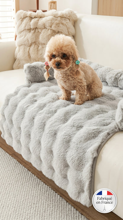 Tapis en Fausse Fourrure pour Animaux – Confort Luxueux au Quotidien