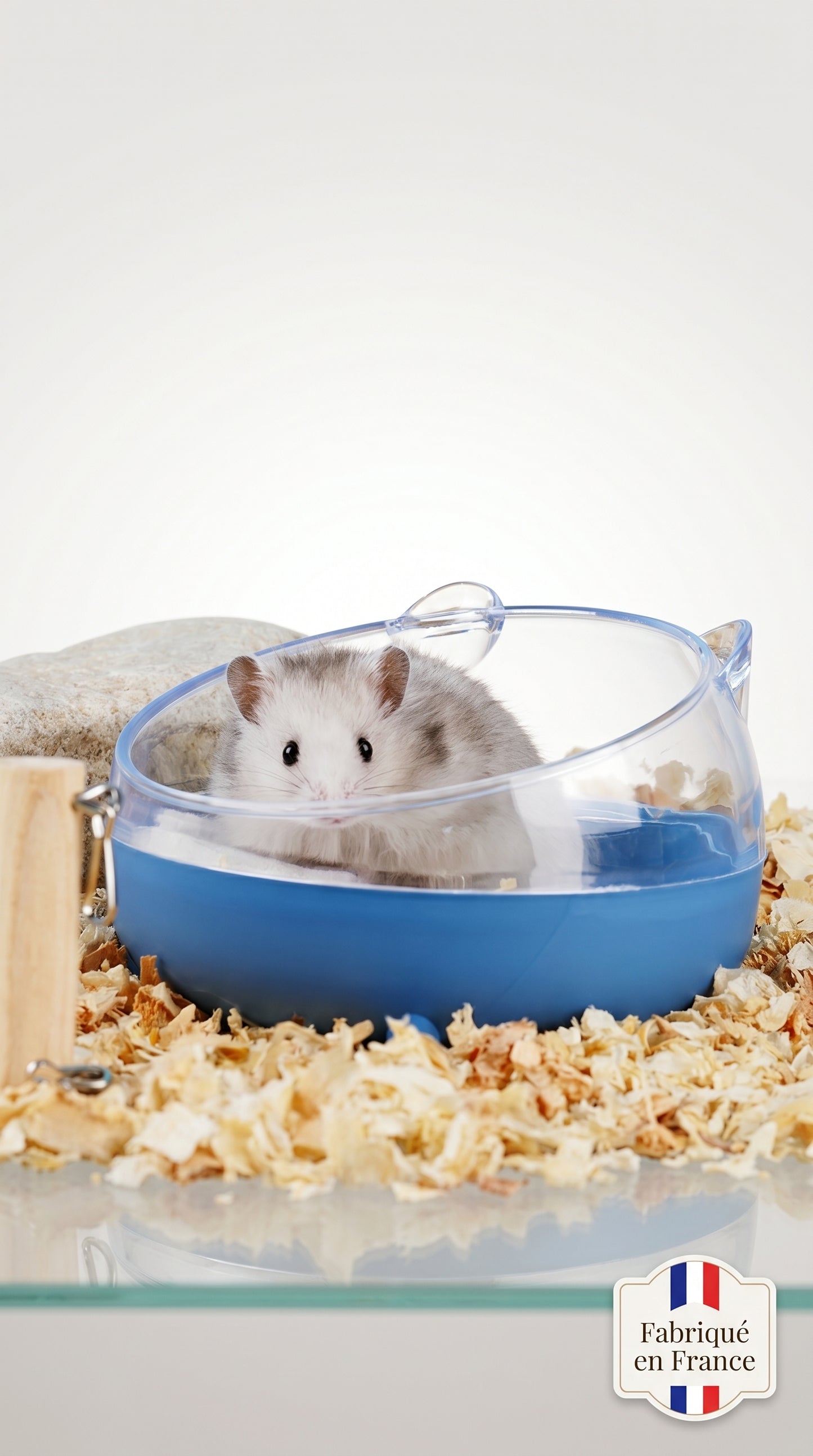 Bac à Sable Transparent pour Hamster – Hygiène et Confort au Quotidien