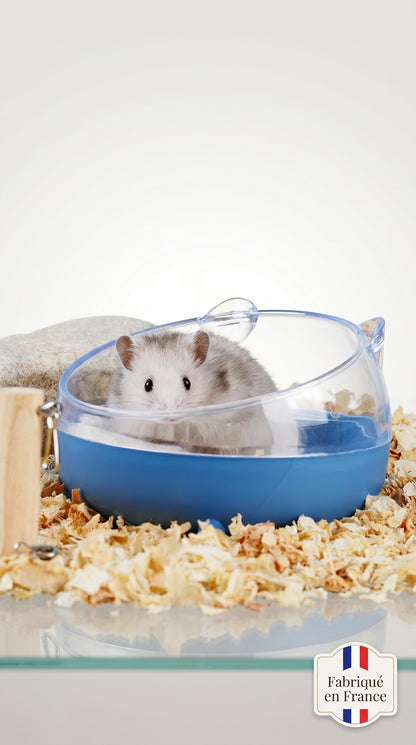 Bac à Sable Transparent pour Hamster – Hygiène et Confort au Quotidien