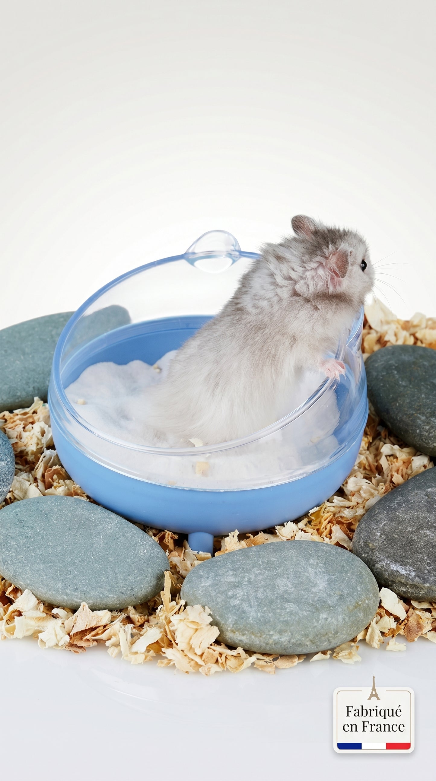 Bac à Sable Transparent pour Hamster – Hygiène et Confort au Quotidien