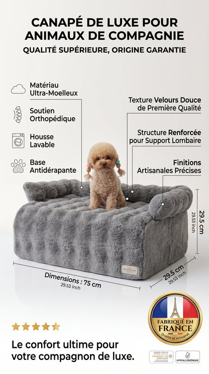 Tapis en Fausse Fourrure pour Animaux – Confort Luxueux au Quotidien